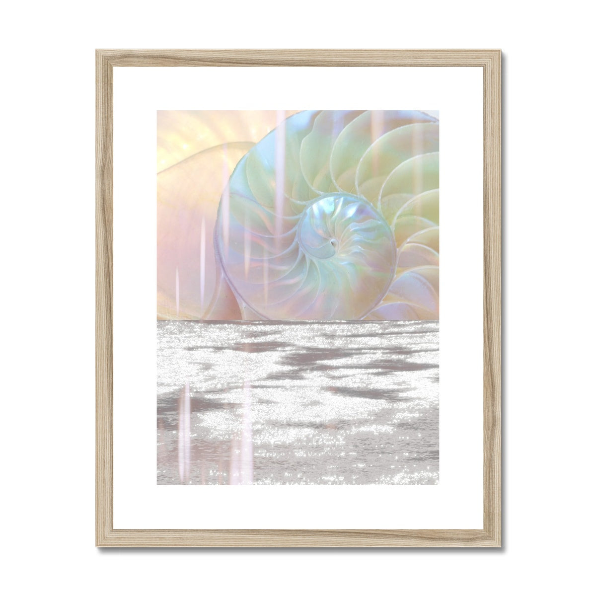 Divine Spiral Framed & Mounted Print - Starseed Designs Inc.