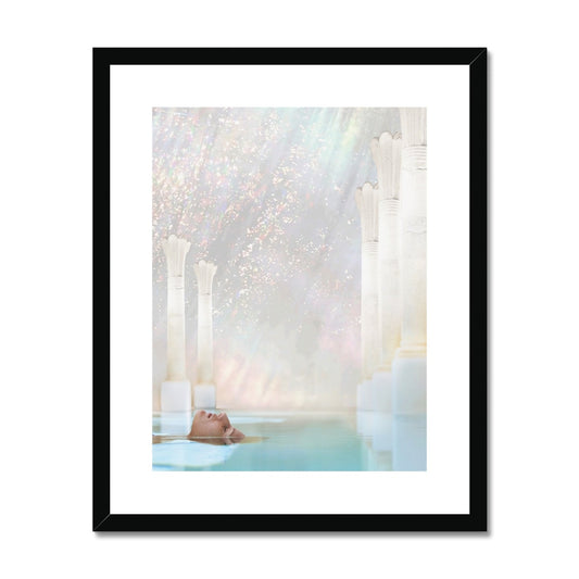 Akashic Waters Framed & Mounted Print - Starseed Designs Inc.