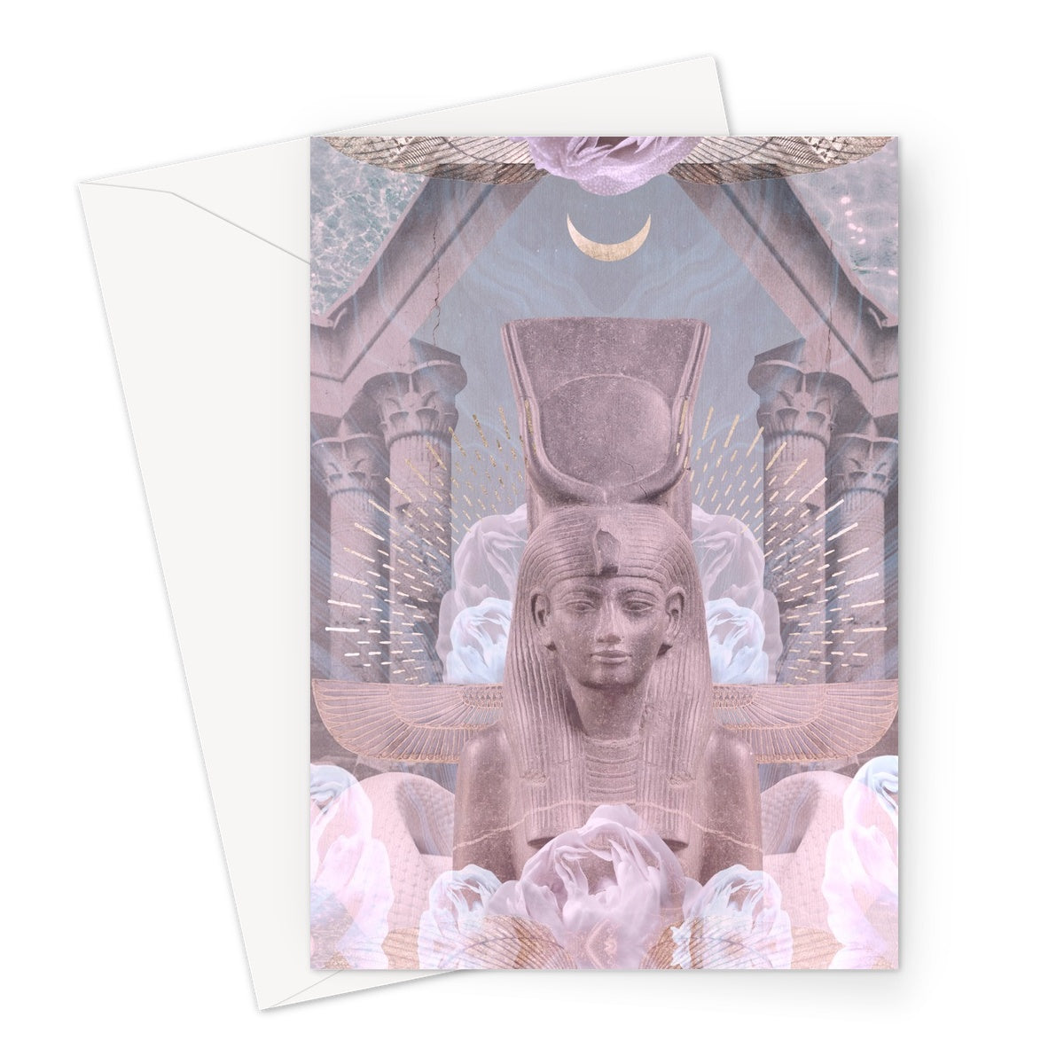 Hathor - Isis Greeting Card - Starseed Designs Inc.