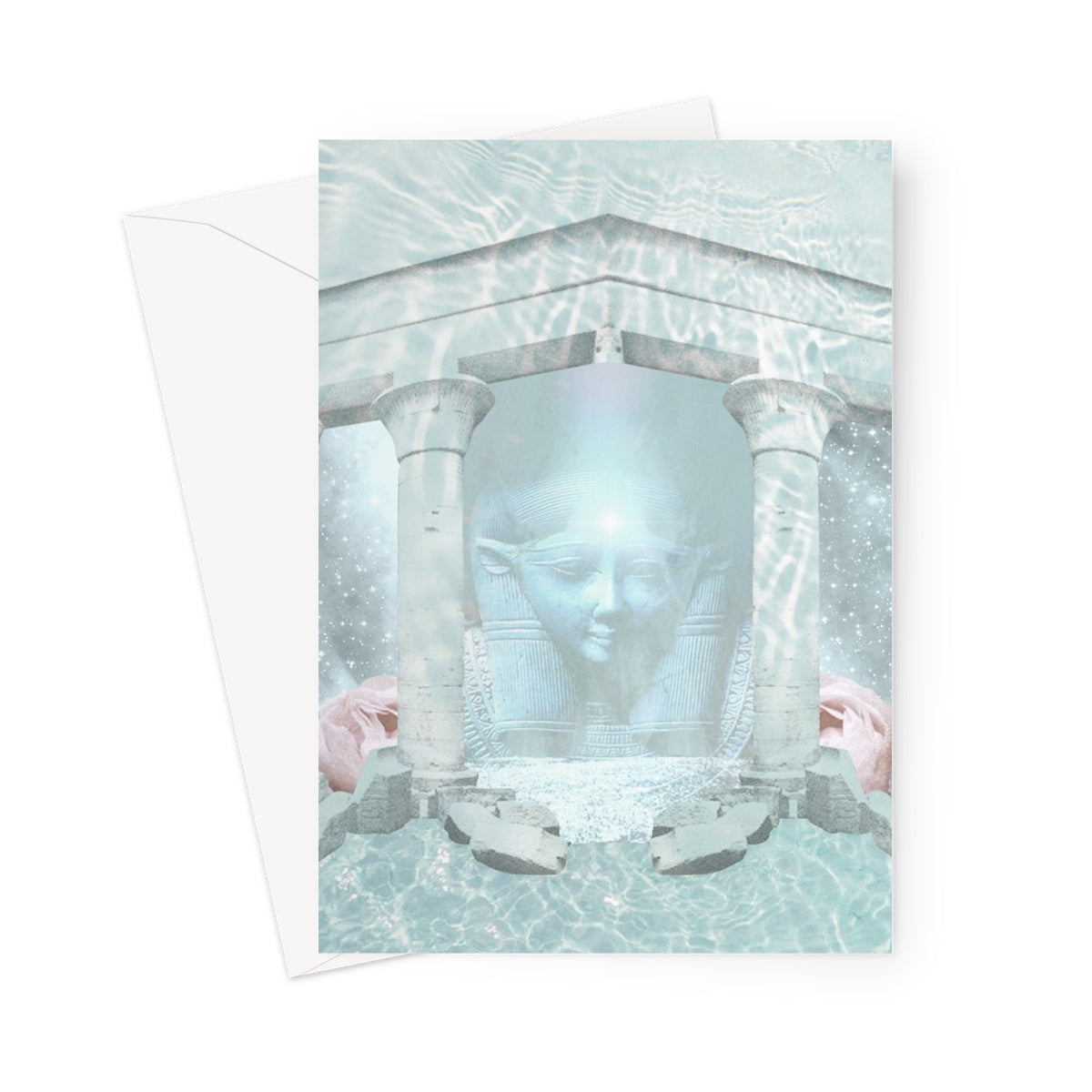 Hathor Temple Greeting Card - Starseed Designs Inc.