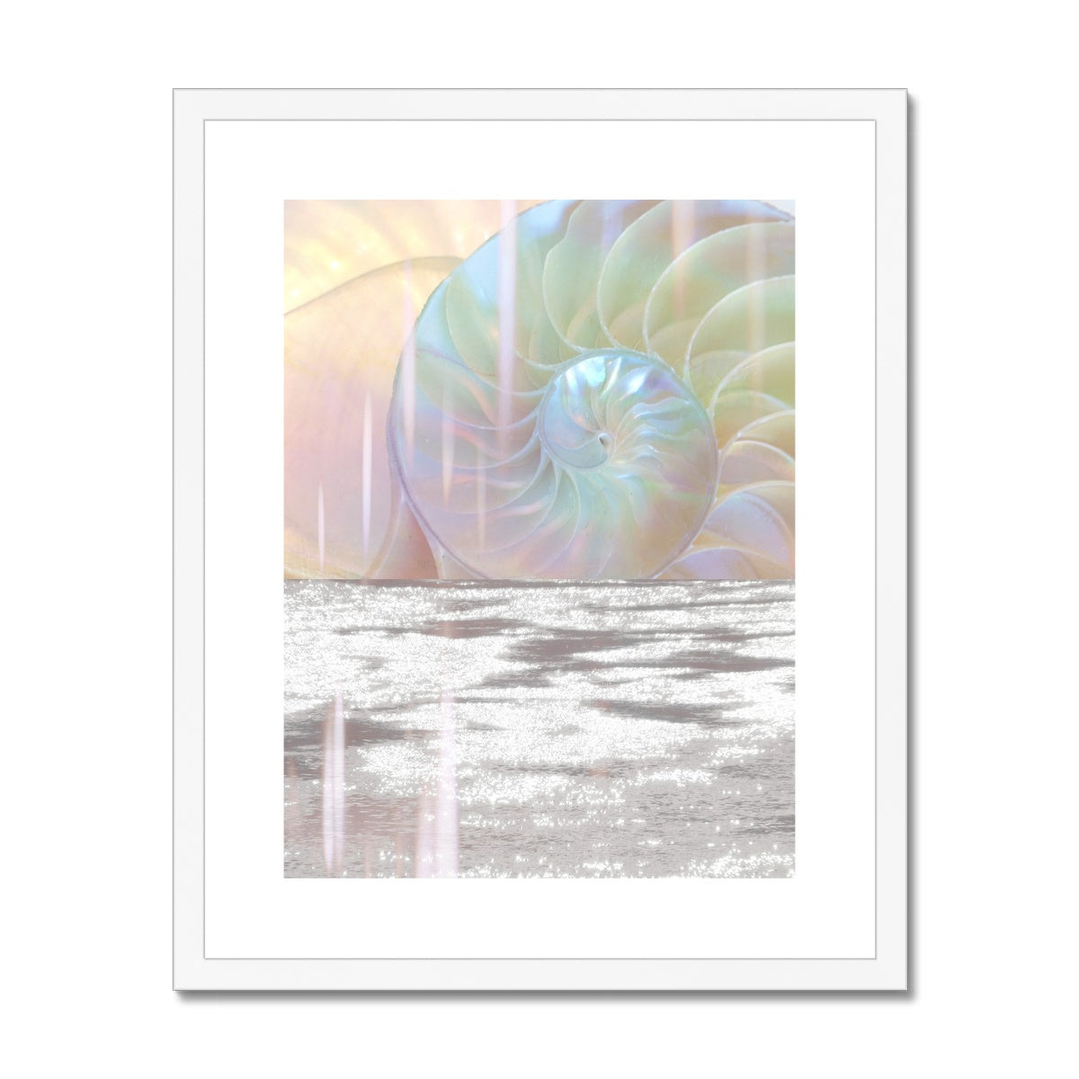 Divine Spiral Framed & Mounted Print - Starseed Designs Inc.