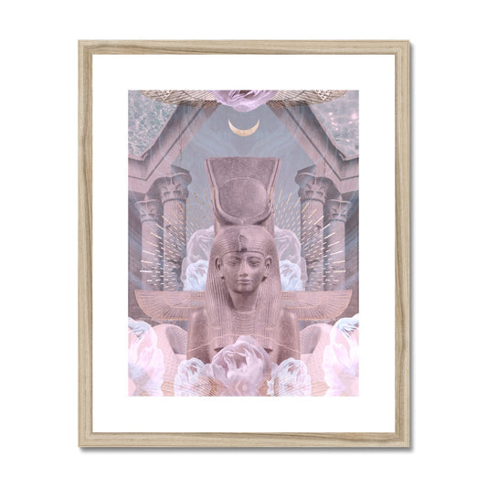 Hathor - Isis Framed & Mounted Print - Starseed Designs Inc.