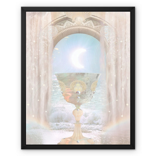 Sacred Chalice Framed Canvas - Starseed Designs Inc.