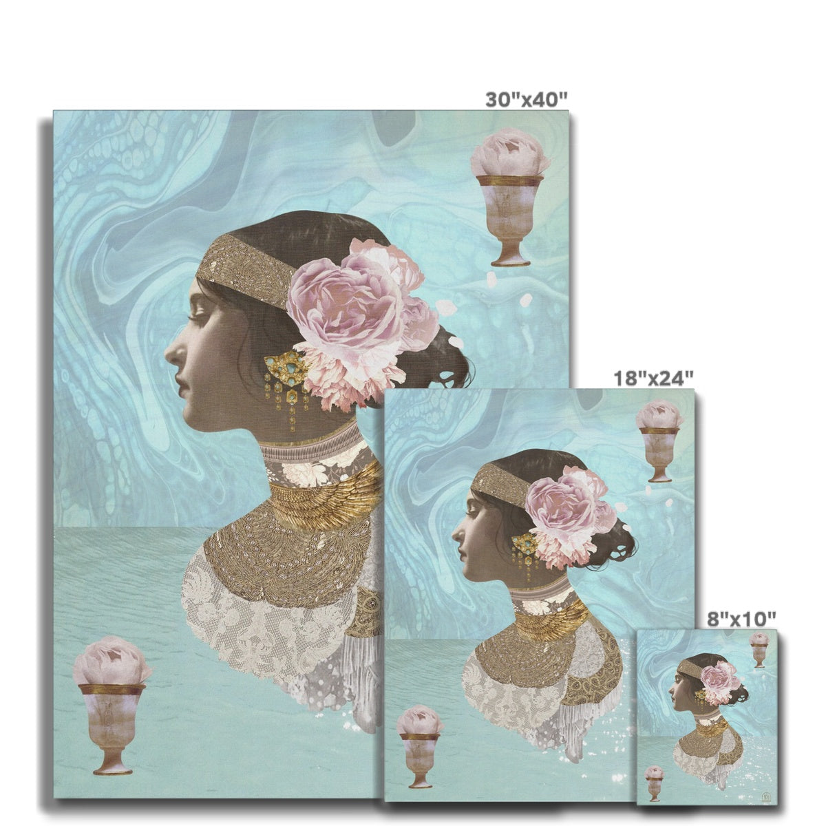 Queen of Cups Canvas - Starseed Designs Inc.