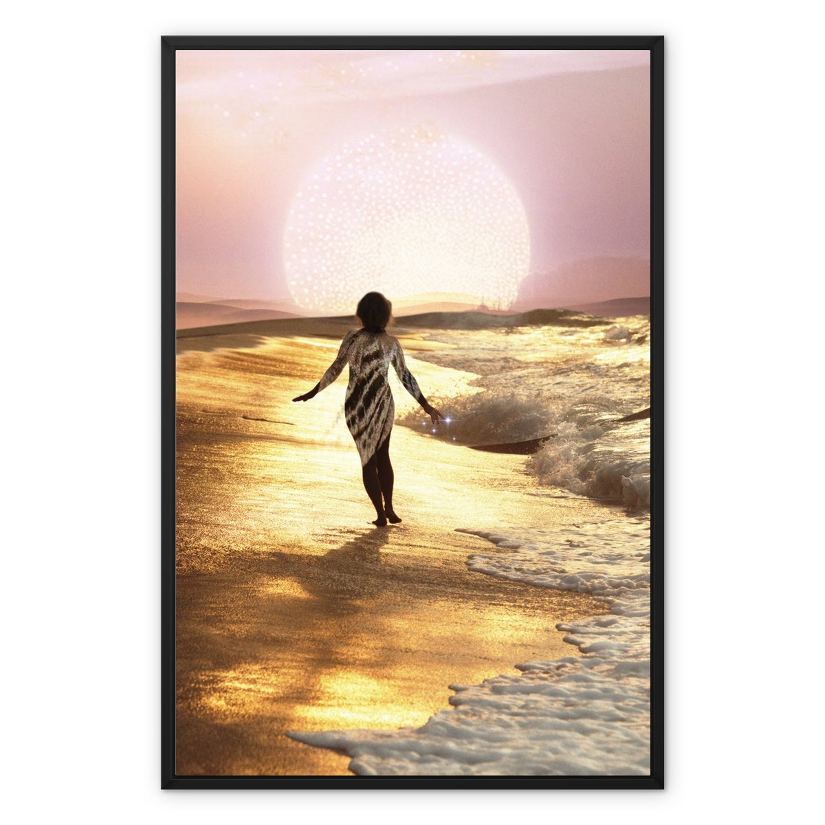 Total Bliss Framed Canvas - Starseed Designs Inc.