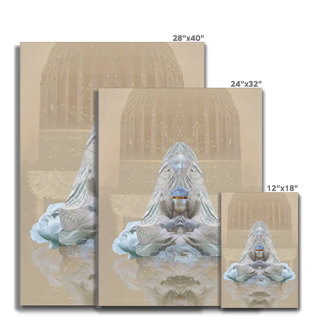 The Blue Rose Canvas - Starseed Designs Inc.