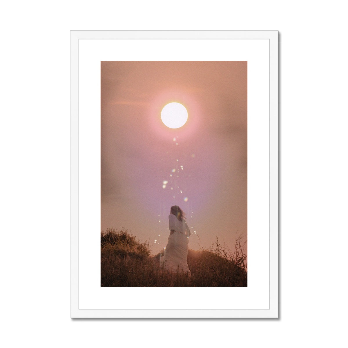 The Shimmer Framed & Mounted Print - Starseed Designs Inc.