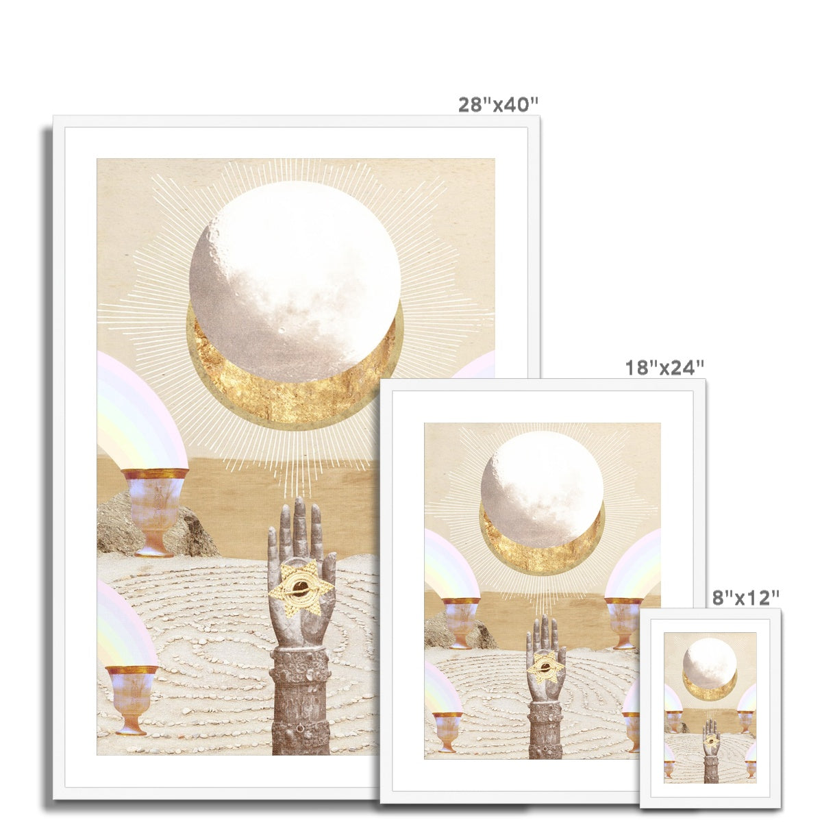 La Luna Framed & Mounted Print - Starseed Designs Inc.