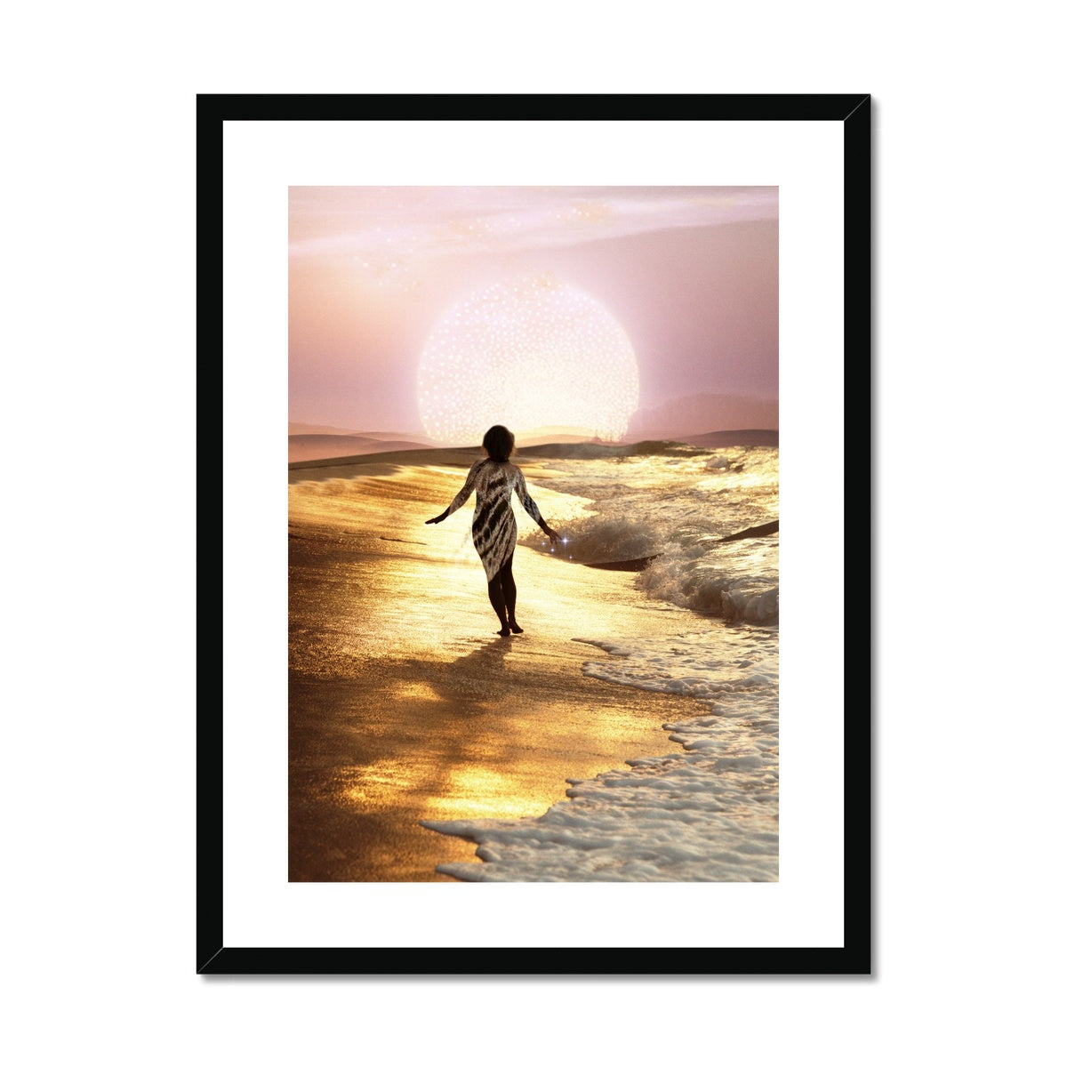 Total Bliss Framed & Mounted Print - Starseed Designs Inc.