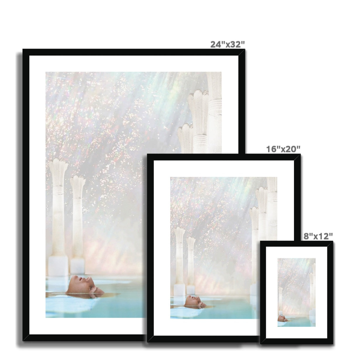 Akashic Waters Framed & Mounted Print - Starseed Designs Inc.