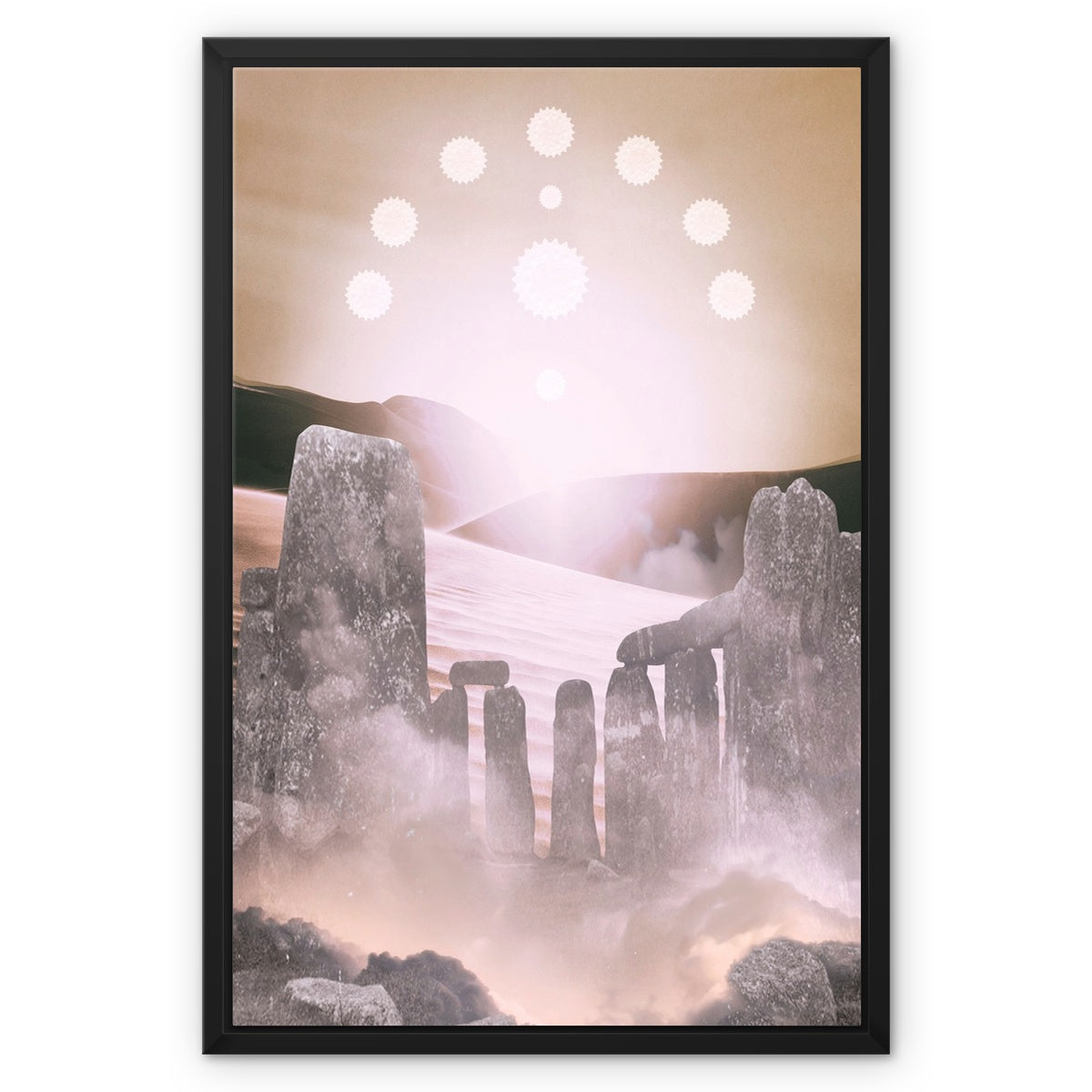 Ten of Pentacles Framed Canvas - Starseed Designs Inc.