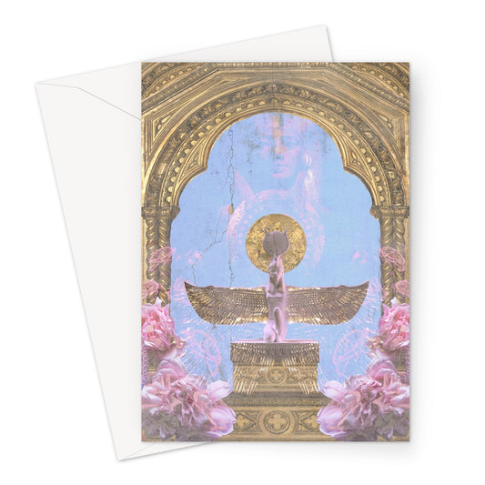 Goddess Isis Greeting Card - Starseed Designs Inc.