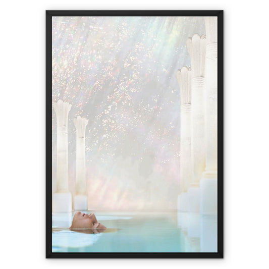Akashic Waters Framed Canvas - Starseed Designs Inc.