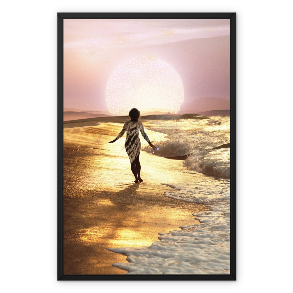 Total Bliss Framed Canvas - Starseed Designs Inc.