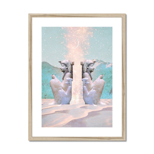 Hathor Dreams Framed & Mounted Print - Starseed Designs Inc.