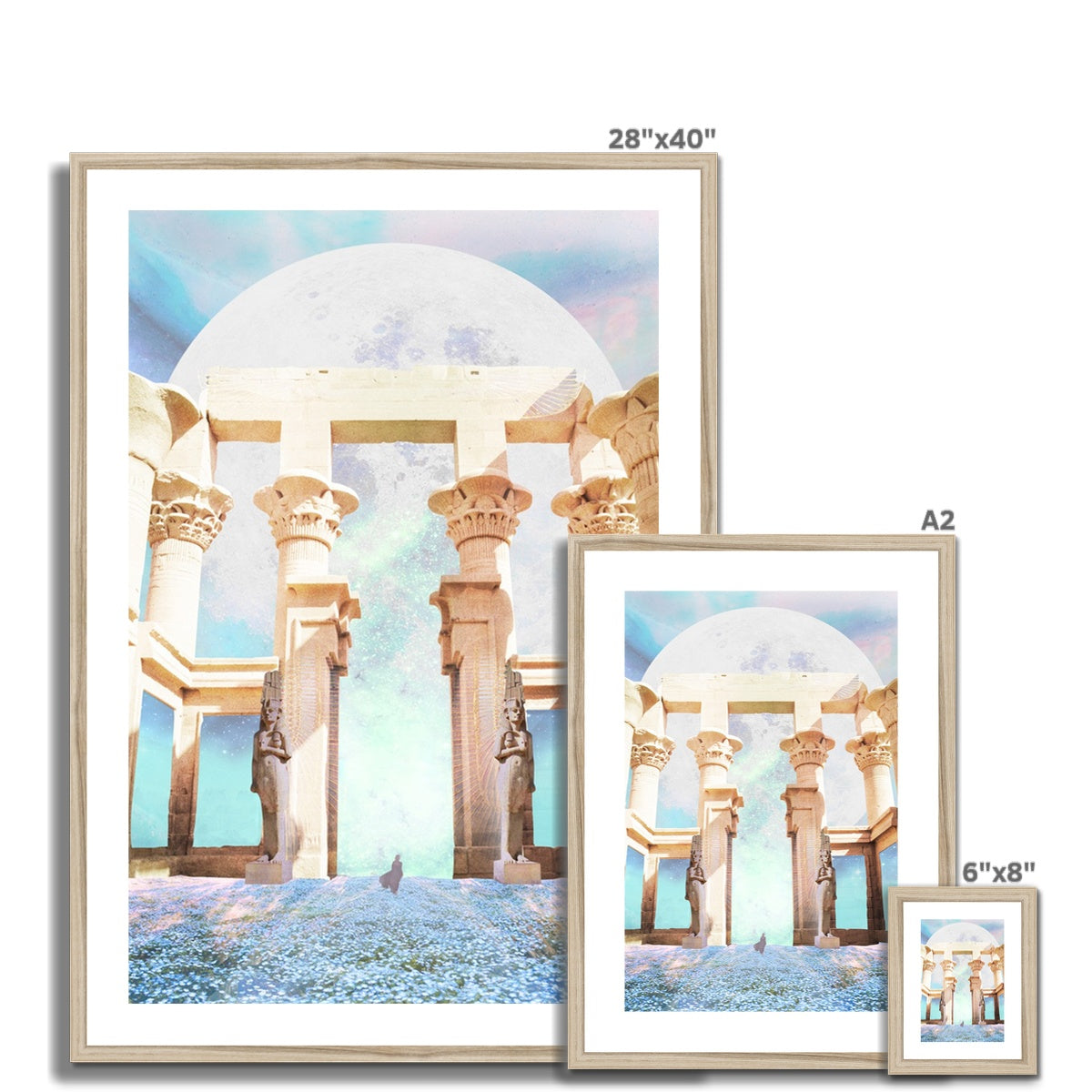 Temple of Isis Framed & Mounted Print - Starseed Designs Inc.