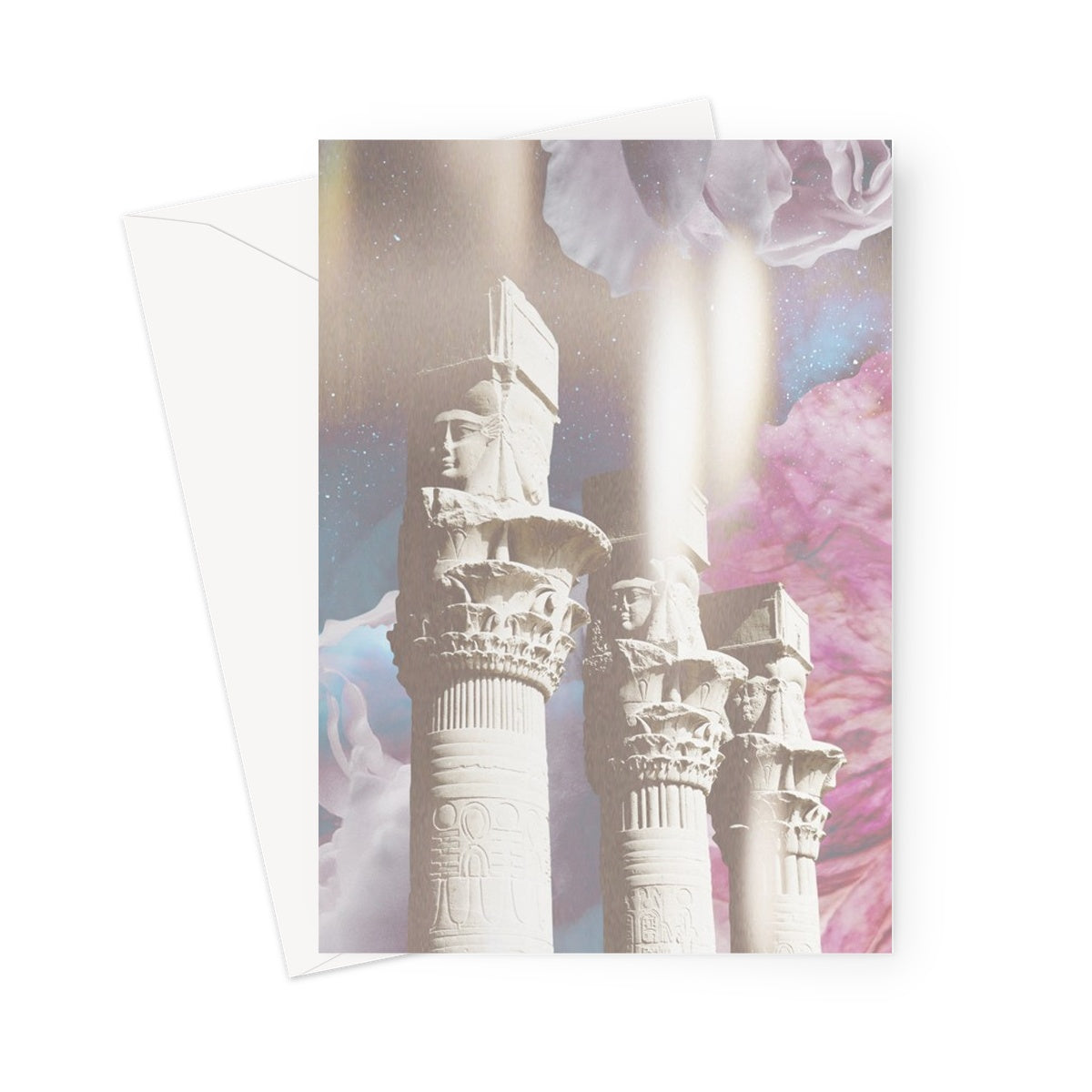 Ancient Temple of Light Greeting Card - Starseed Designs Inc.