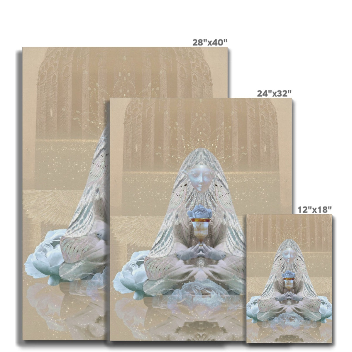 The Blue Rose Canvas - Starseed Designs Inc.