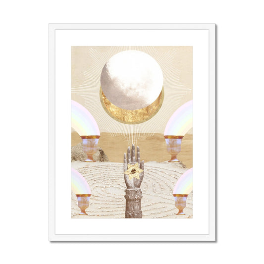 La Luna Framed & Mounted Print - Starseed Designs Inc.