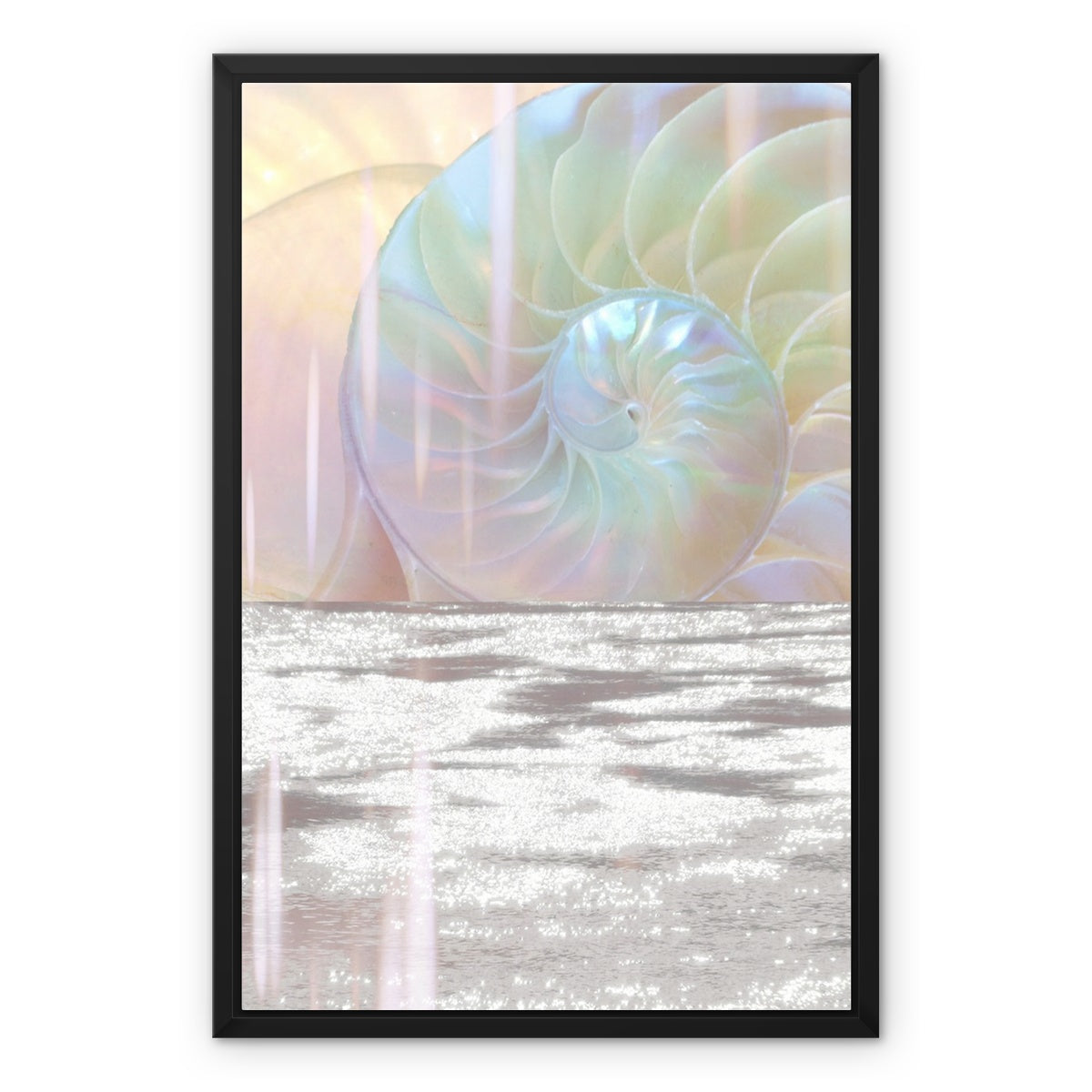 Divine Spiral Framed Canvas - Starseed Designs Inc.