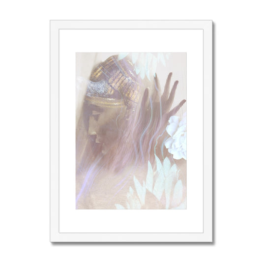 Queen Nefertiti Framed & Mounted Print - Starseed Designs Inc.