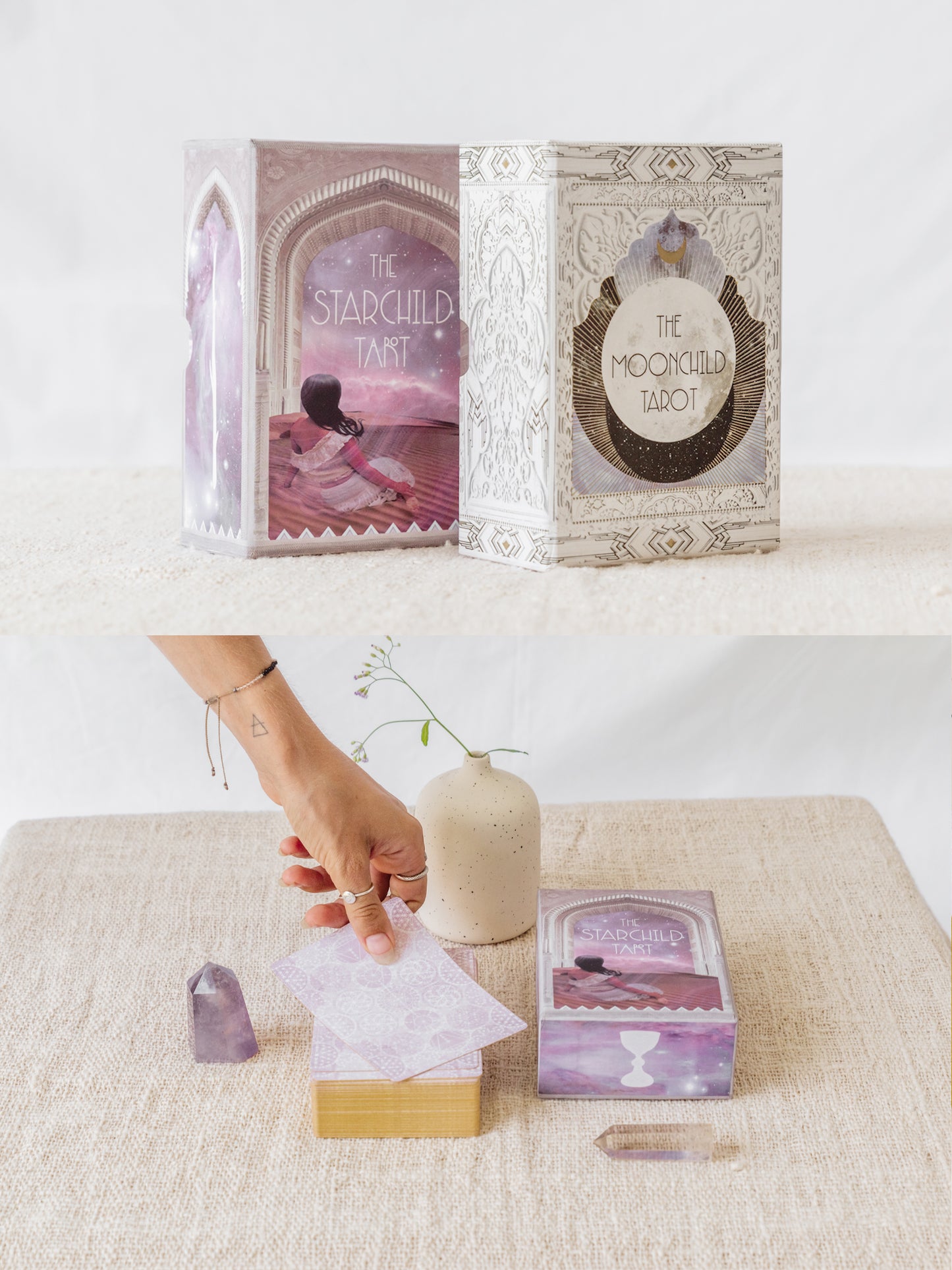 The Starchild Tarot - 1st Edition - ROSE PORTAL BOX - Starseed Designs Inc.